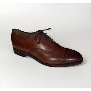 Allen Edmonds Fifth Avenue Cap-Toe Oxford Dress Shoe 7.5 D USA Made Dark Chili